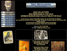 Tablet Screenshot of nazicollectors.com